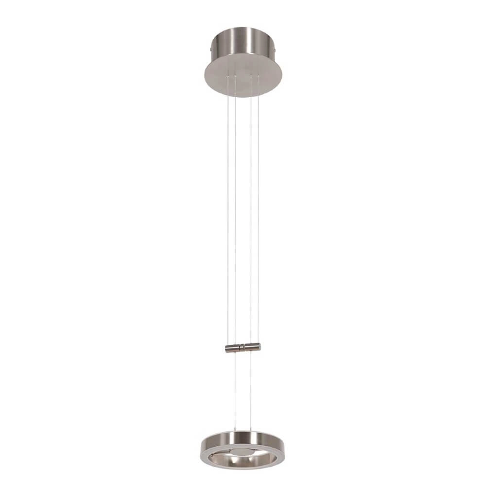 Strakke led hanglamp Piola RVS Steinhauer 8712746167306