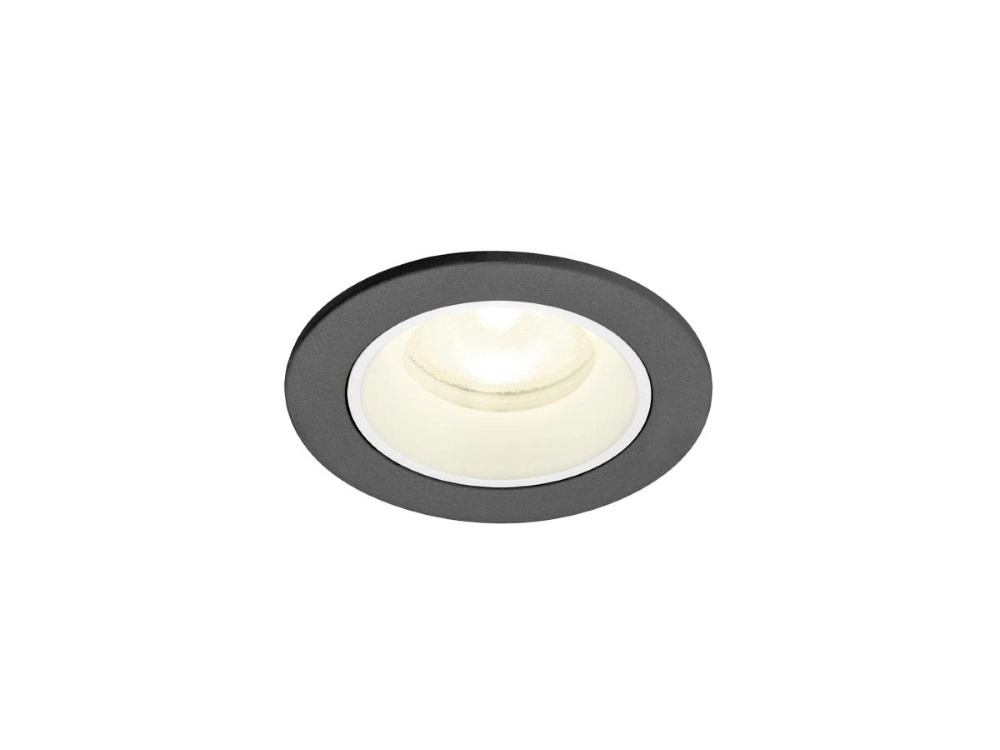 Inbouwspot Numinos XS zwart/wit 4000K - 55gr SLV 4024163314404