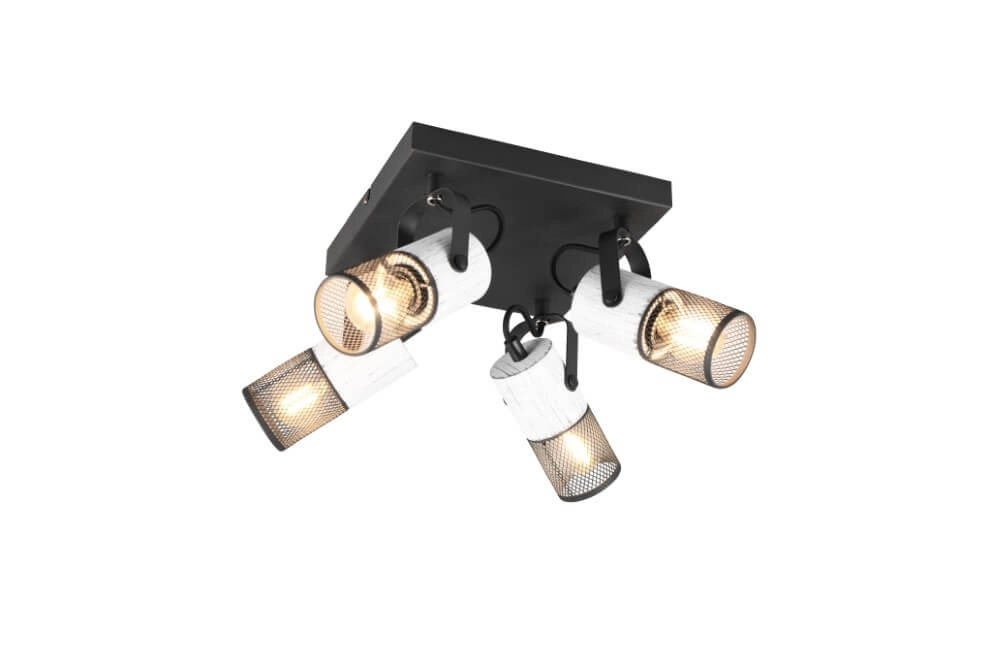 Design opbouwspot Tosh 4-lichts