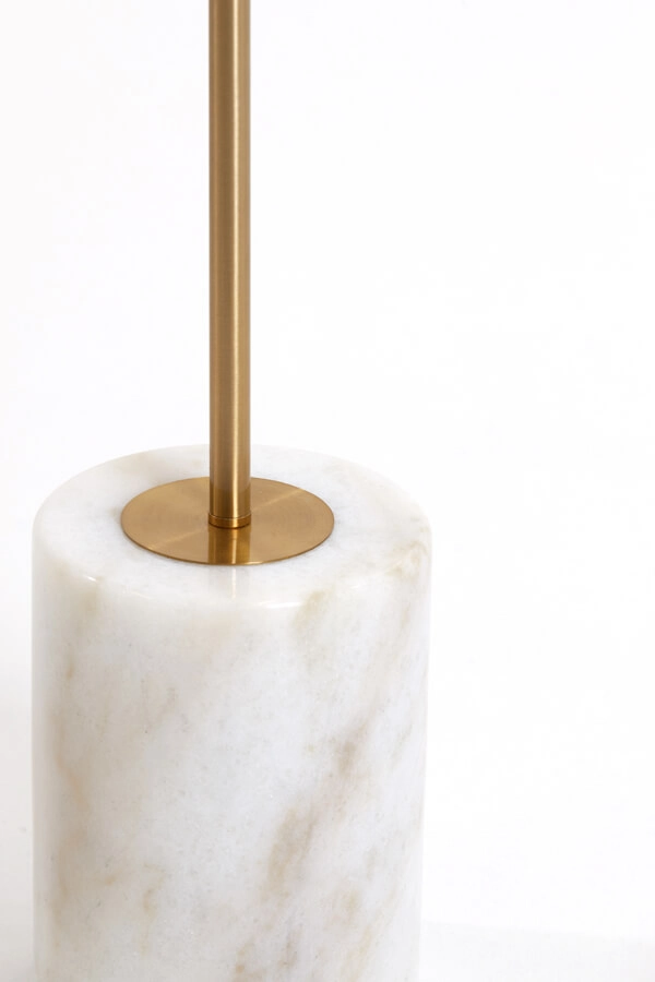 Unieke vloerlamp Medina wit met goud Light & Living 8717807650889