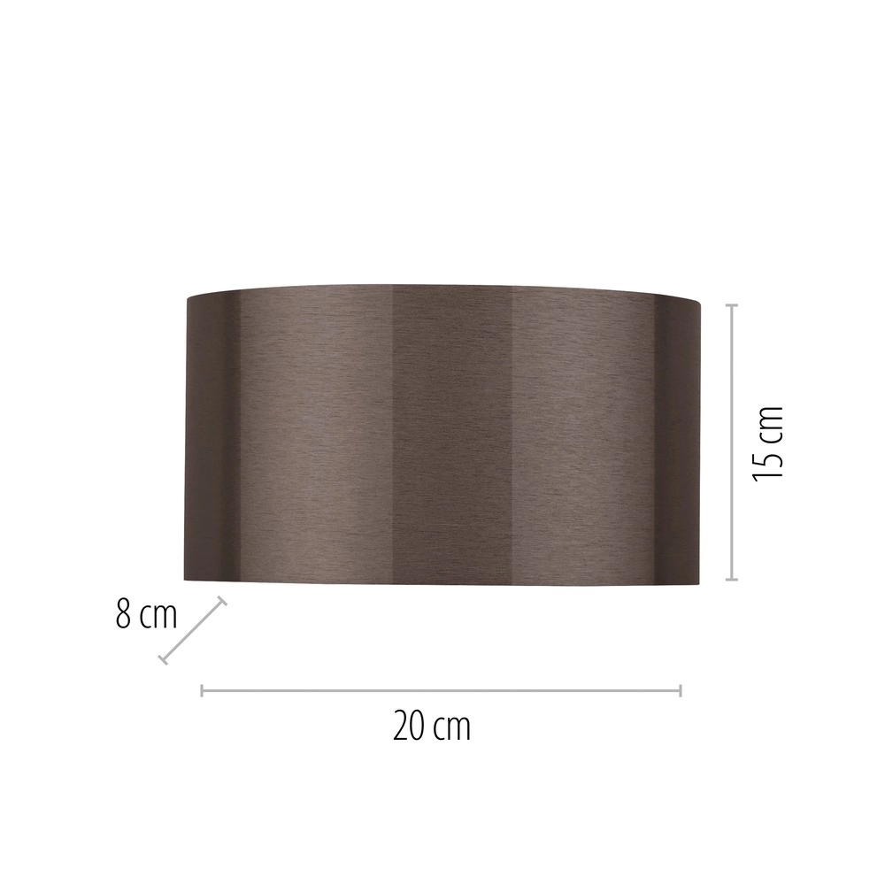 Oplaadbare wandlamp Pure Akku Clipse Donker bruin geborstel Paul Neuhaus 4012248393017