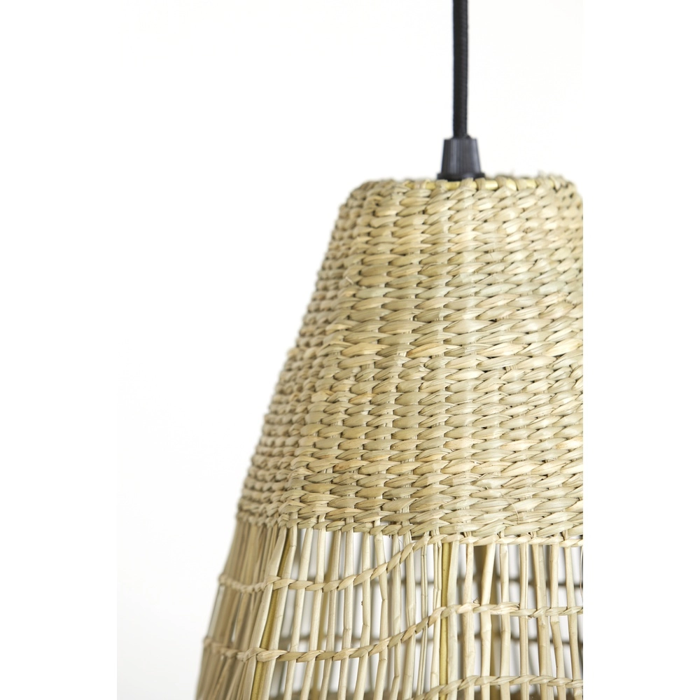 Zeegras hanglamp Latika 42cm hoog - 1x E27 Light & Living 8717807644031