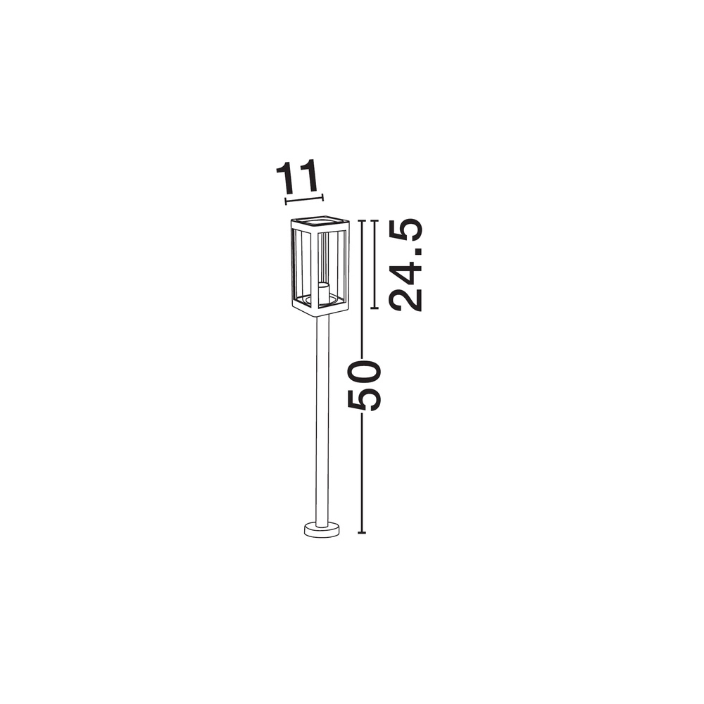 Tuinlamp Figo design antraciet Lyora 5212017437693
