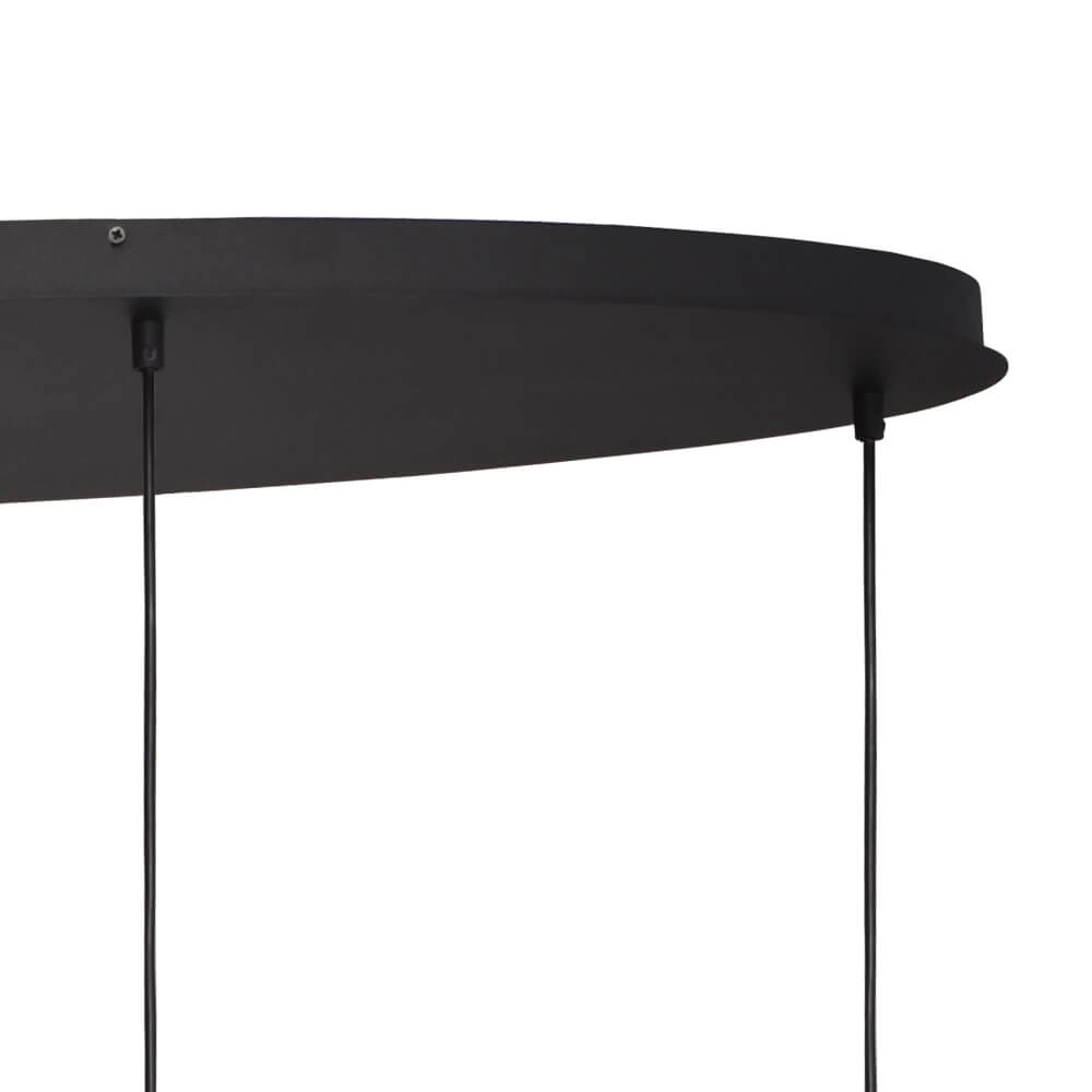 Hanglamp Lava Oval 4x smoke glas Ø 22,5cm Masterlight 8718121290096