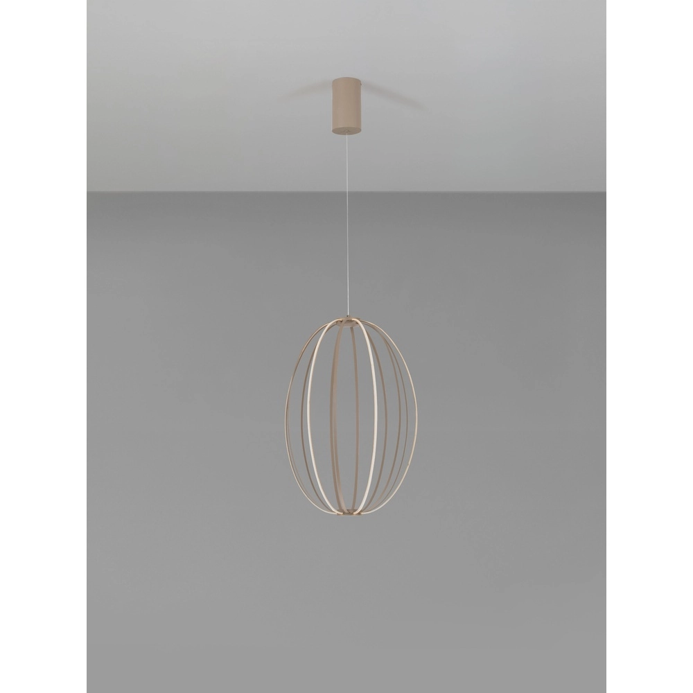 Hanglamp Brea beige Ø 40cm Lyora 5212017494399