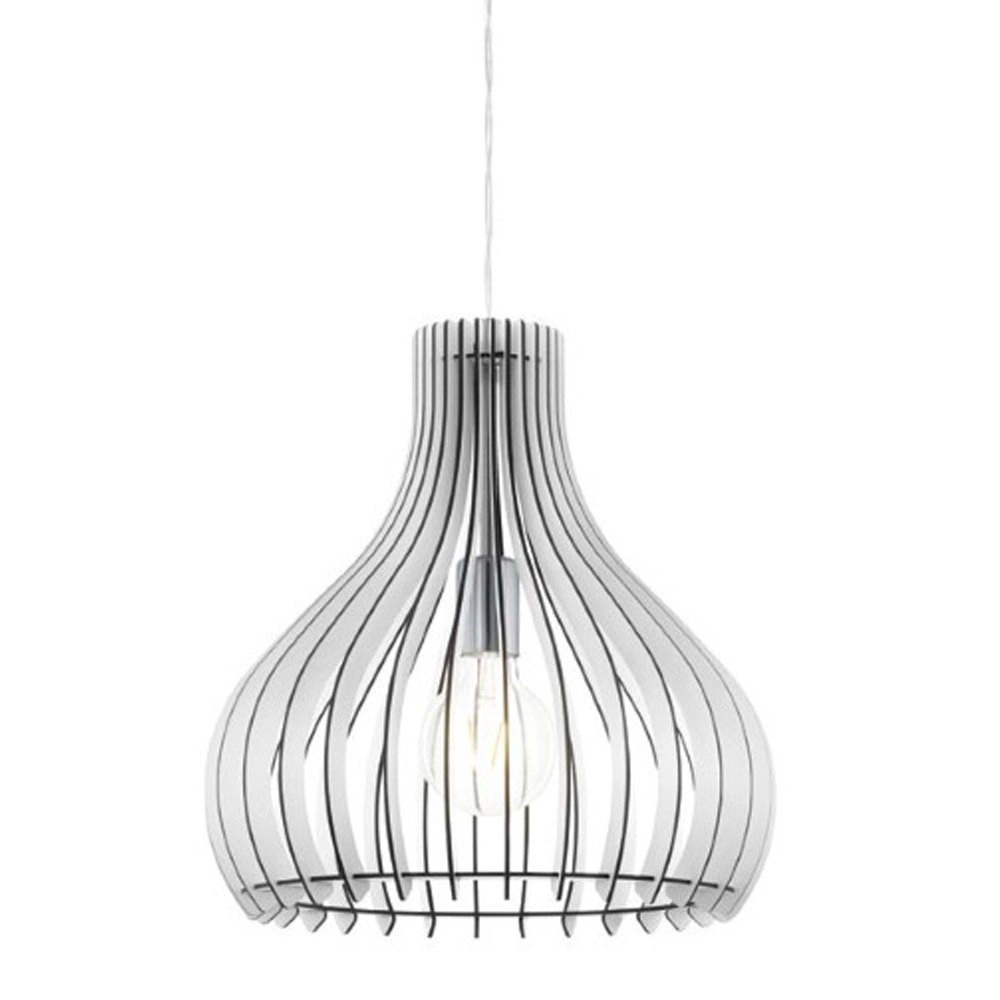 Hanglamp Tindori 38cm wit hout