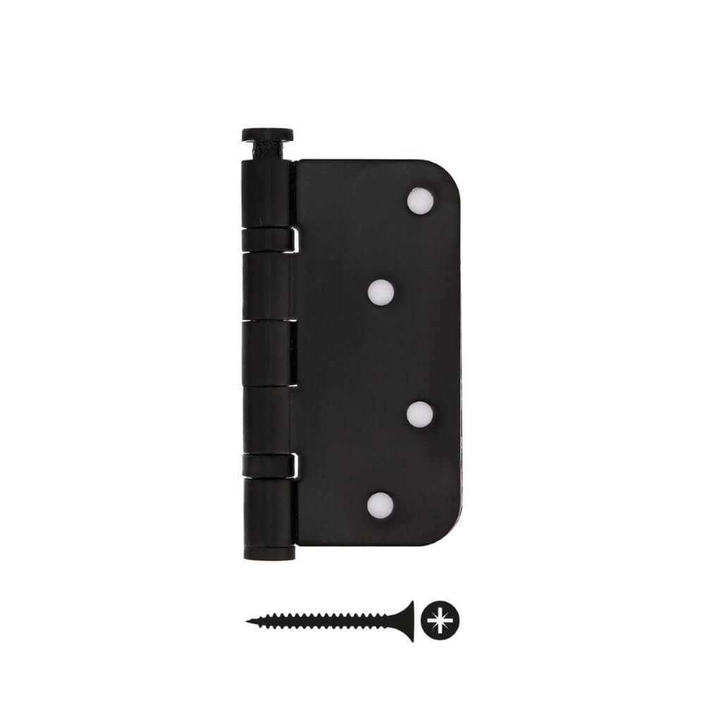 Kogellagerscharnier Rotura afgerond tot 70kg zwart Intersteel 8714186434093