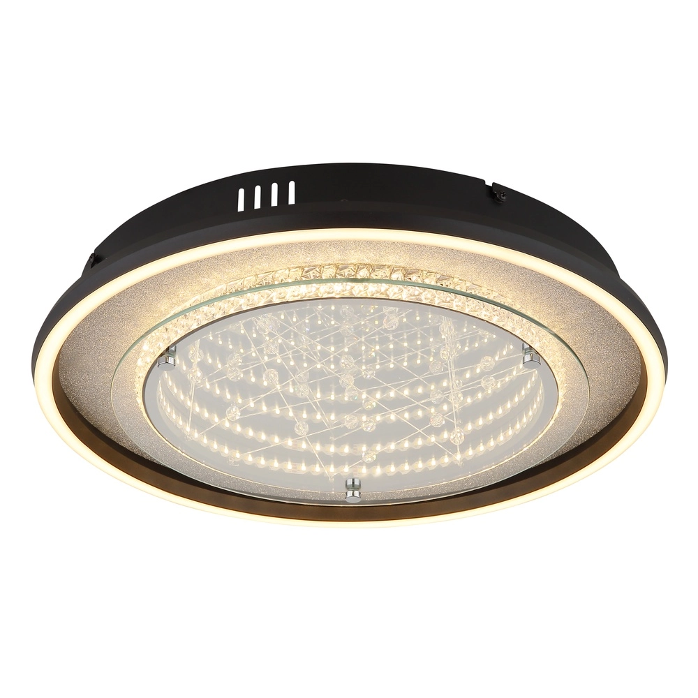 Zwarte plafondlamp Mirrora Ø 40cm Globo 9007371566853