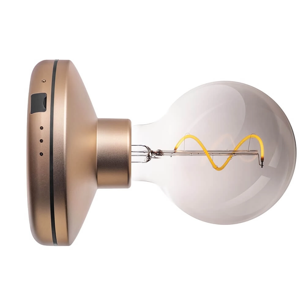 Oplaadbare wandlamp Bee Gold Smoked Humble 7446023299275