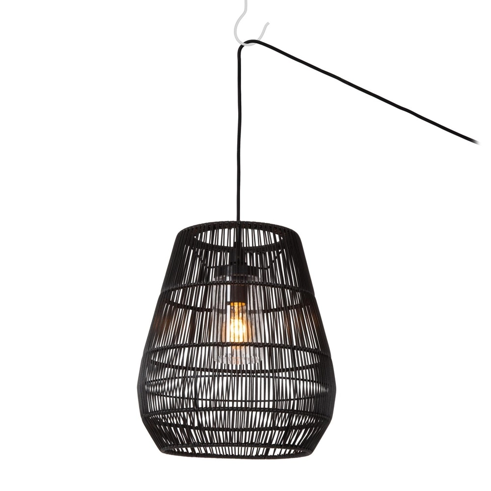 Hanglamp Nerida zwart IP44 - Ø 35cm Lucide 5411212031884