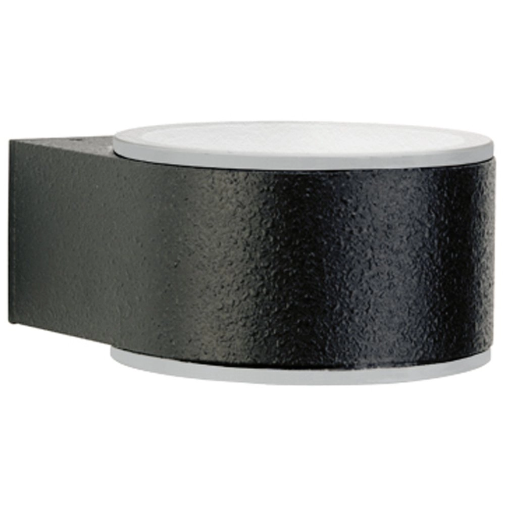 Up- & downlighter Curl 10cm - zwart