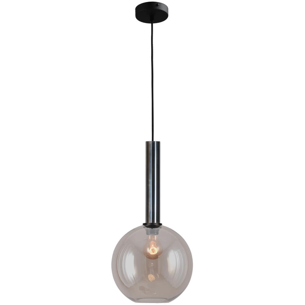Hanglamp Ø 25cm Bella 2 Dappled oil met goud glas