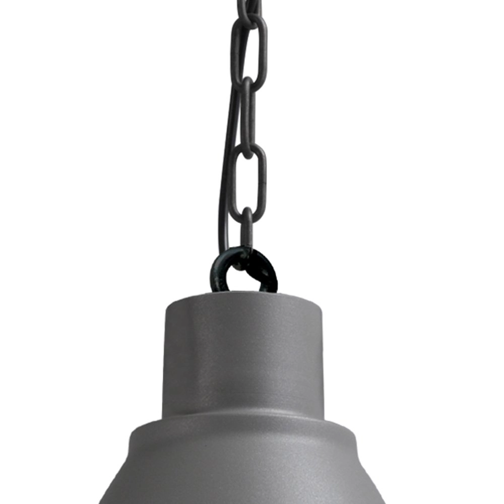 Eetkamerlamp Industria 3x27 3-lichts zwart met betongrijs Masterlight 8718121230238