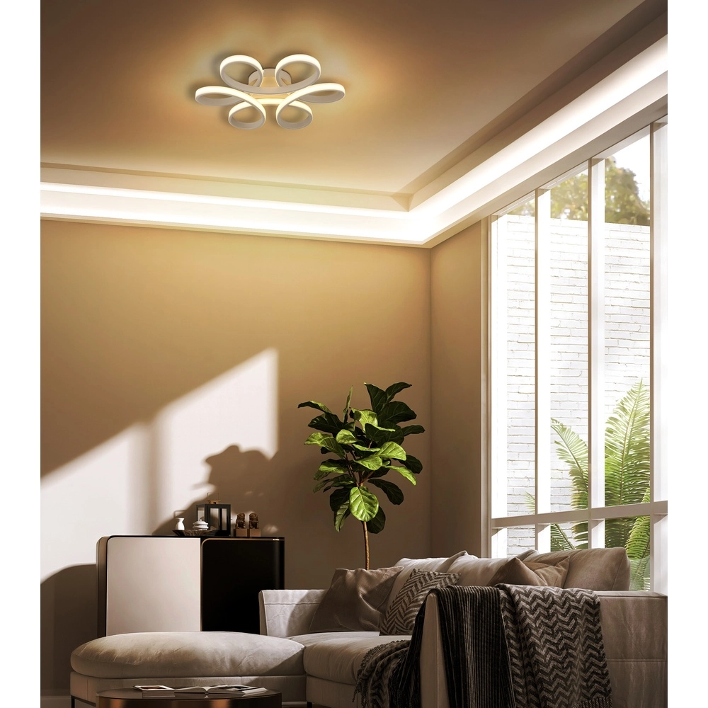 Design plafondlamp Orbita zand bruin Globo 9007371581313
