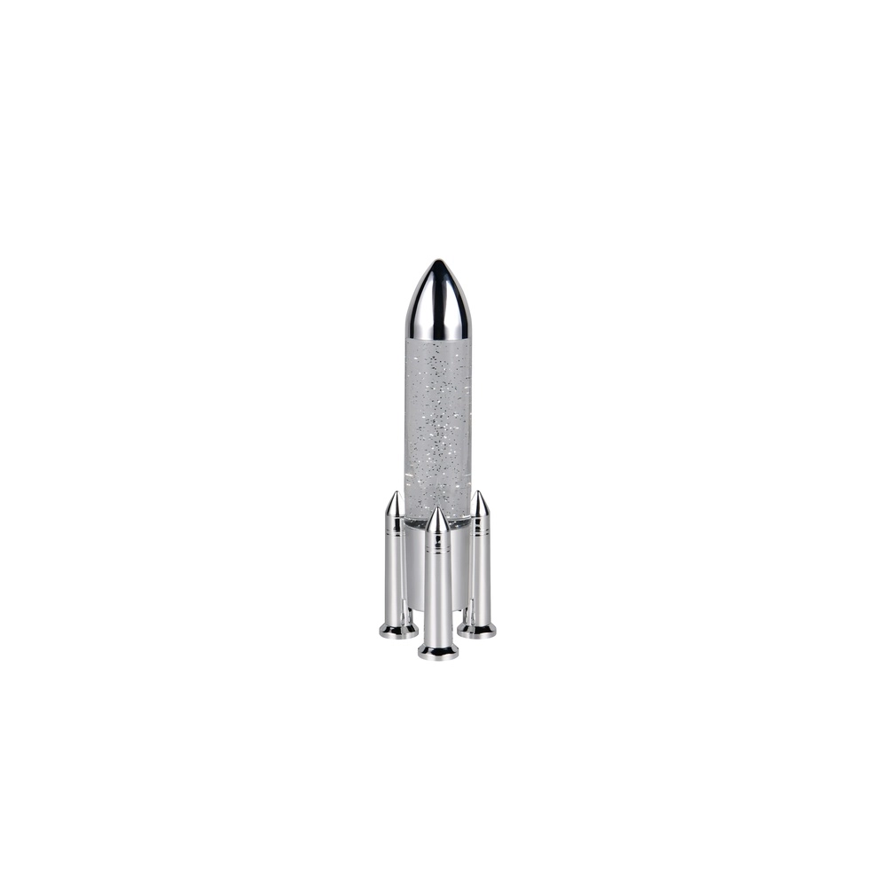 Tafellamp Apollo raket titanium grijs Trio 4017807681208