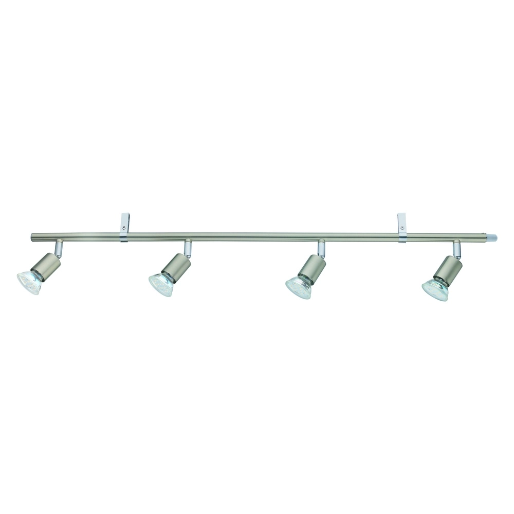 4-lichts opbouwspot Mini nikkel