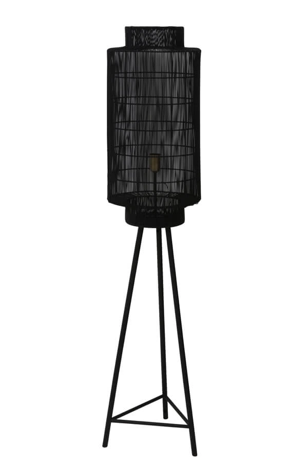 Bohemian vloerlamp Gruaro zwart Ø 32cm Light & Living 8717807206482