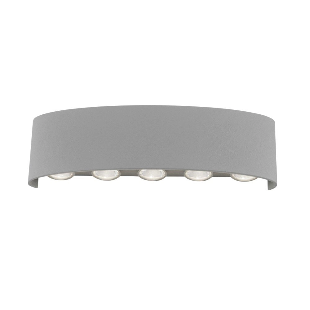 Design wandspot Carlo Up - Down 5-lichts grijs