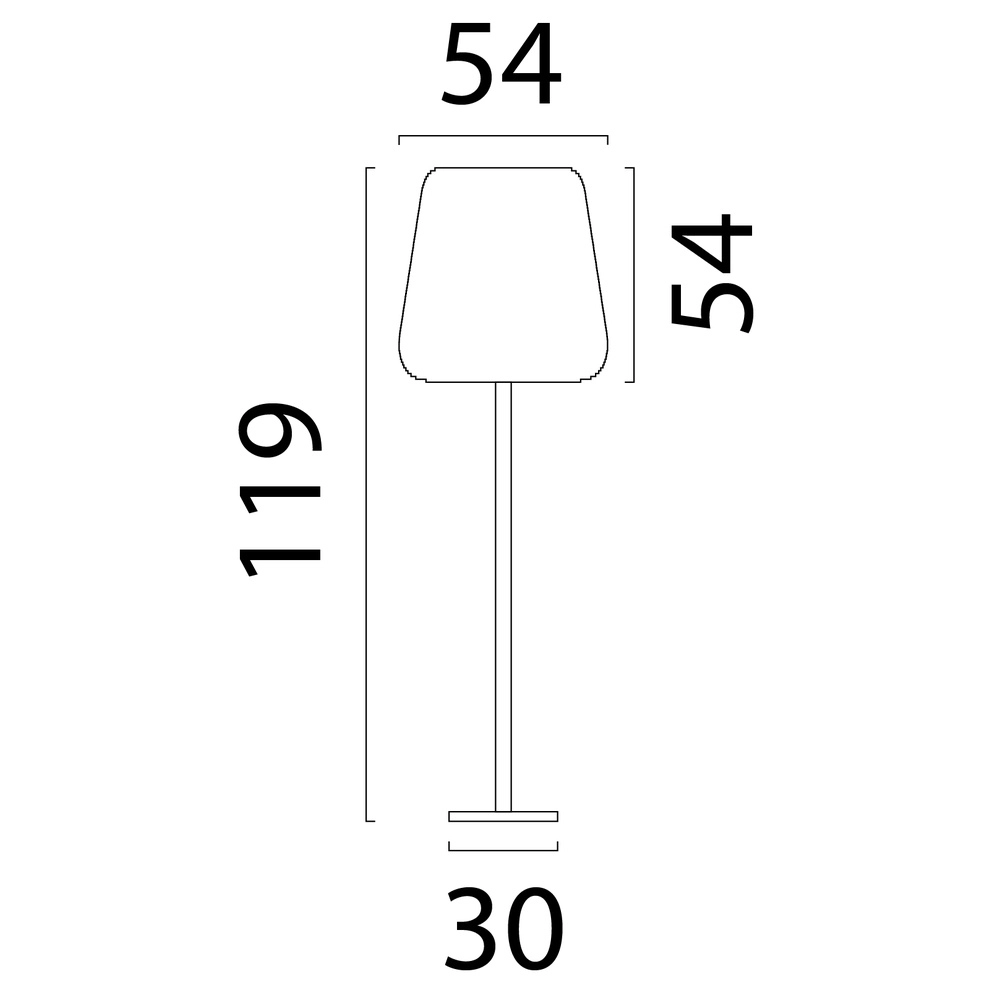 Zand vloerlamp Carta Moody Ø 54cm Think Paper kap Masterlight 8718121419688