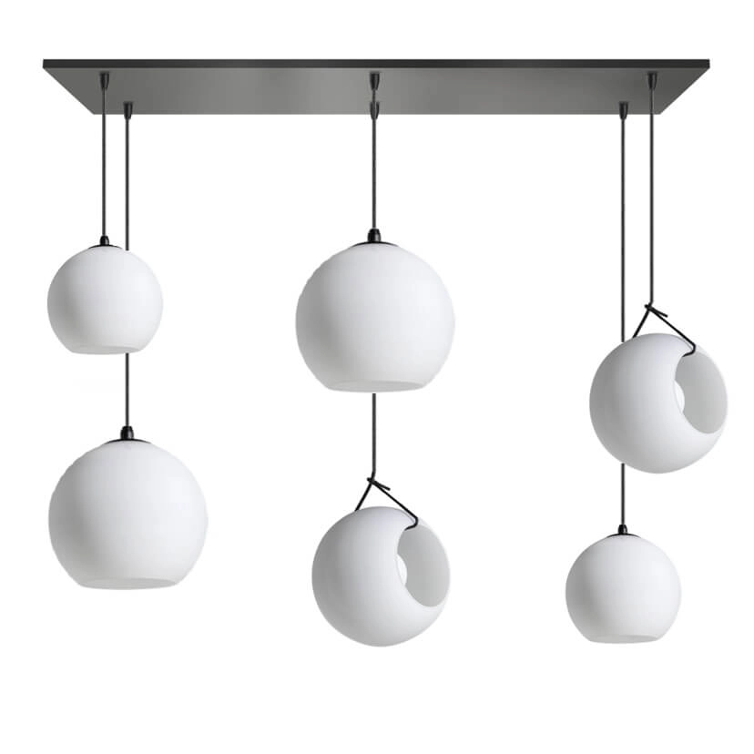 Glazen hanglamp Orb