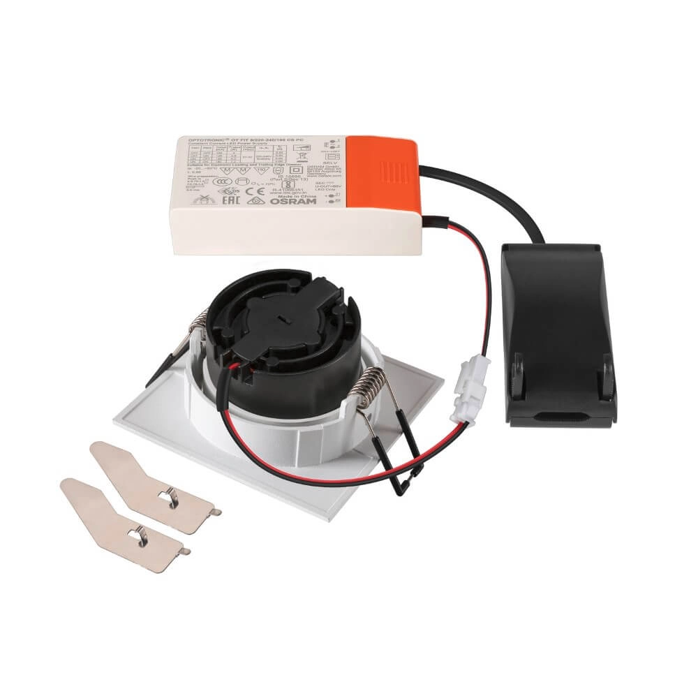 Vierkante led spot New Tria Uni wit - CCT - 600lm - 38g SLV 4024163277303