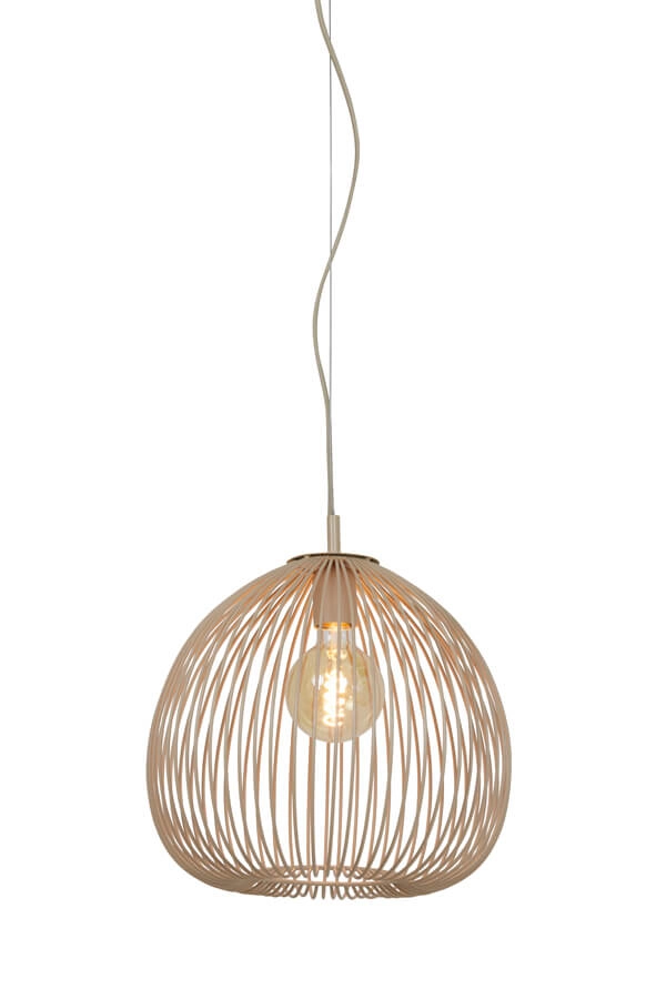 Crème hanglamp Rilana Ø 34cm