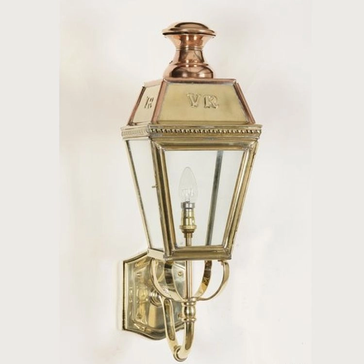 Landelijke buitenlamp Kensington handgemaakt 65cm - antiek koper (ANT) Limehouse 8716803506664