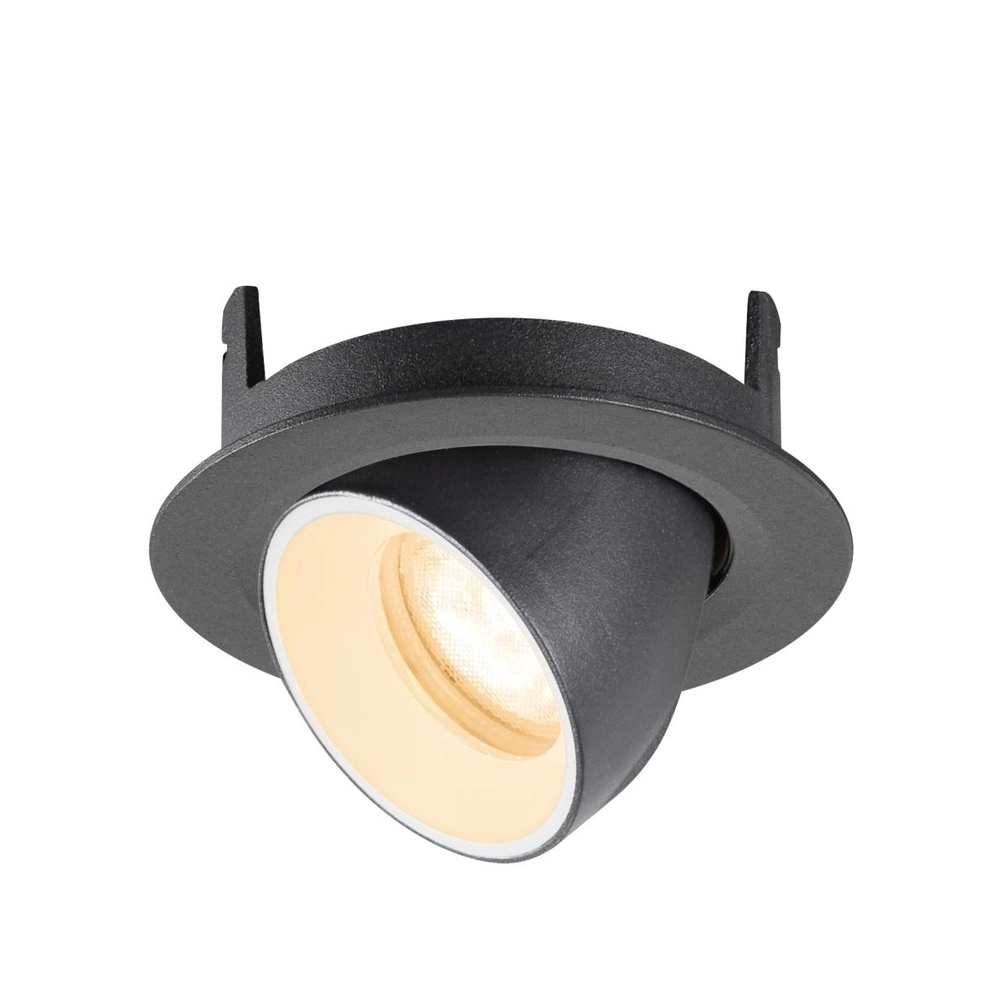 Inbouwspot Numinos Gimble XS zwart/wit 2700K - 55gr SLV 4024163307215