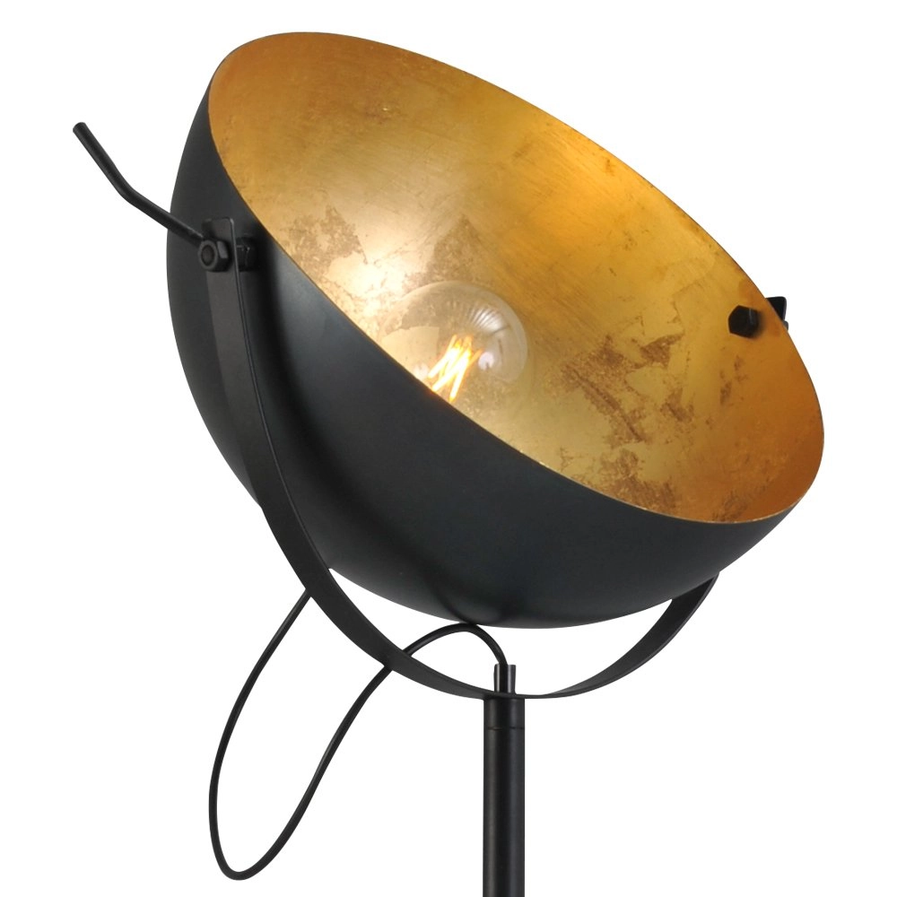Staanlamp Industria 175 gunmetal met goud Masterlight 8718121151557