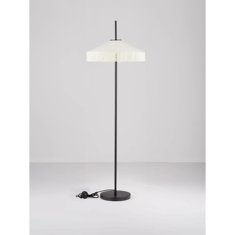Tiffany vloerlamp Velvy beige Lyora 5212017493828