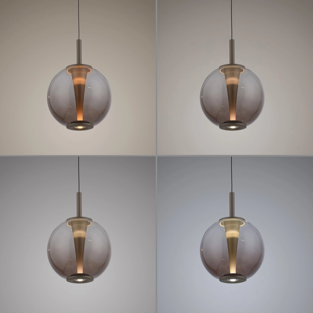 Led hanglamp Pure Infinity met amber glas - Ø 18cm Paul Neuhaus 4012248399040