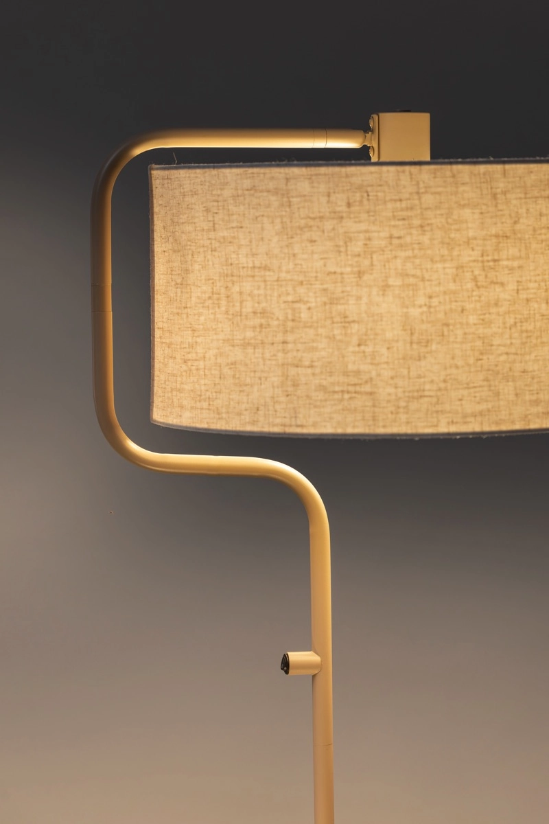 Staande schemerlamp Jacqueline 1x E27 - zand ETH 8720195310808