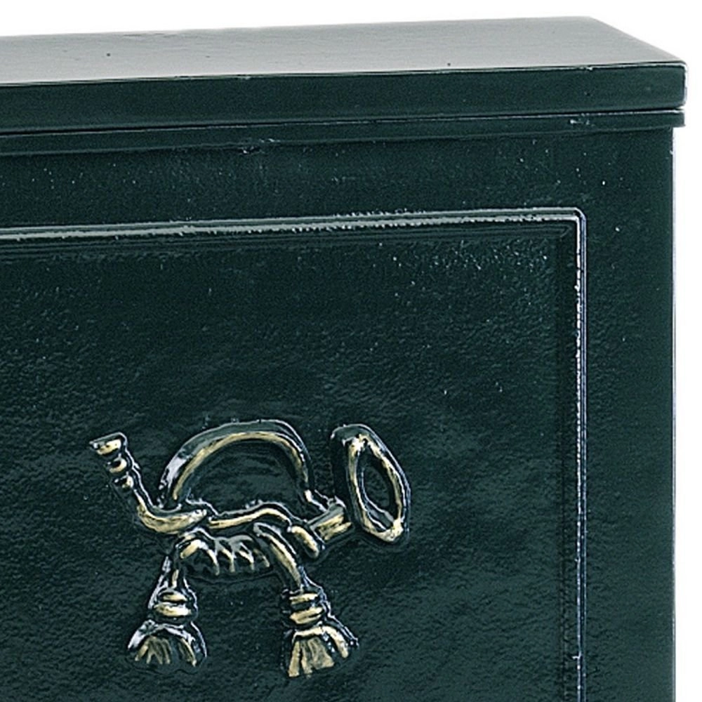 Brievenbus Postbox B9A muurbus - zwart KS verlichting 8714732524643