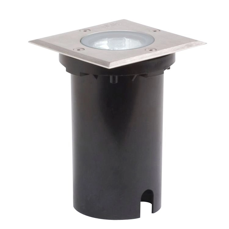 Grondspot Spot 11cm vierkant RVS