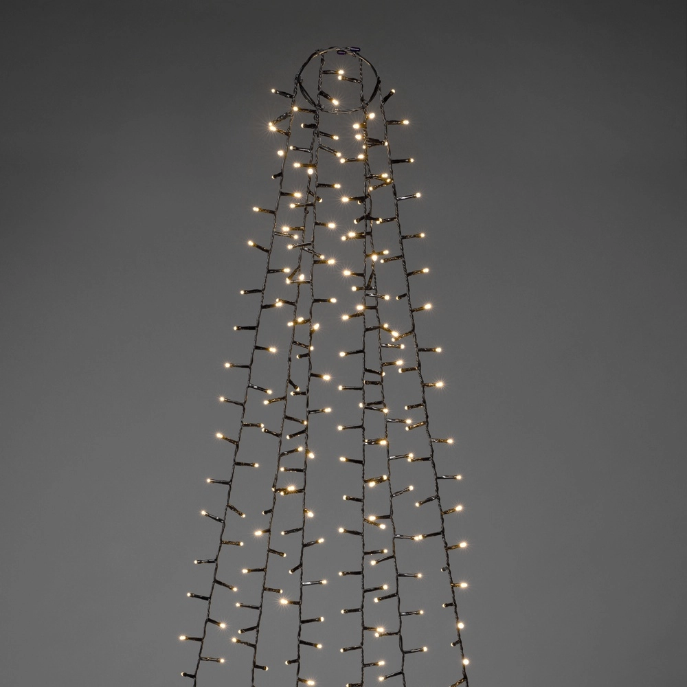Verlichtingset 240cm - 6x 110 led - 2700K voor kerstboom