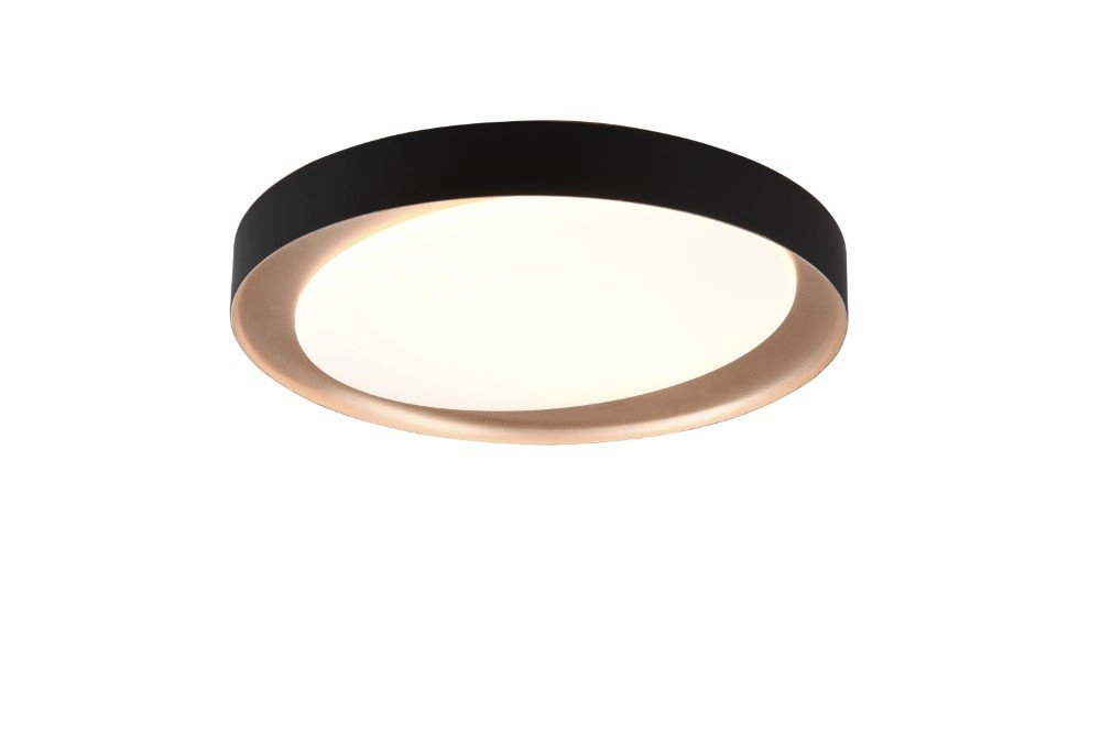 Zwarte plafonnière Zeta Ø 48cm Trio 4017807468472
