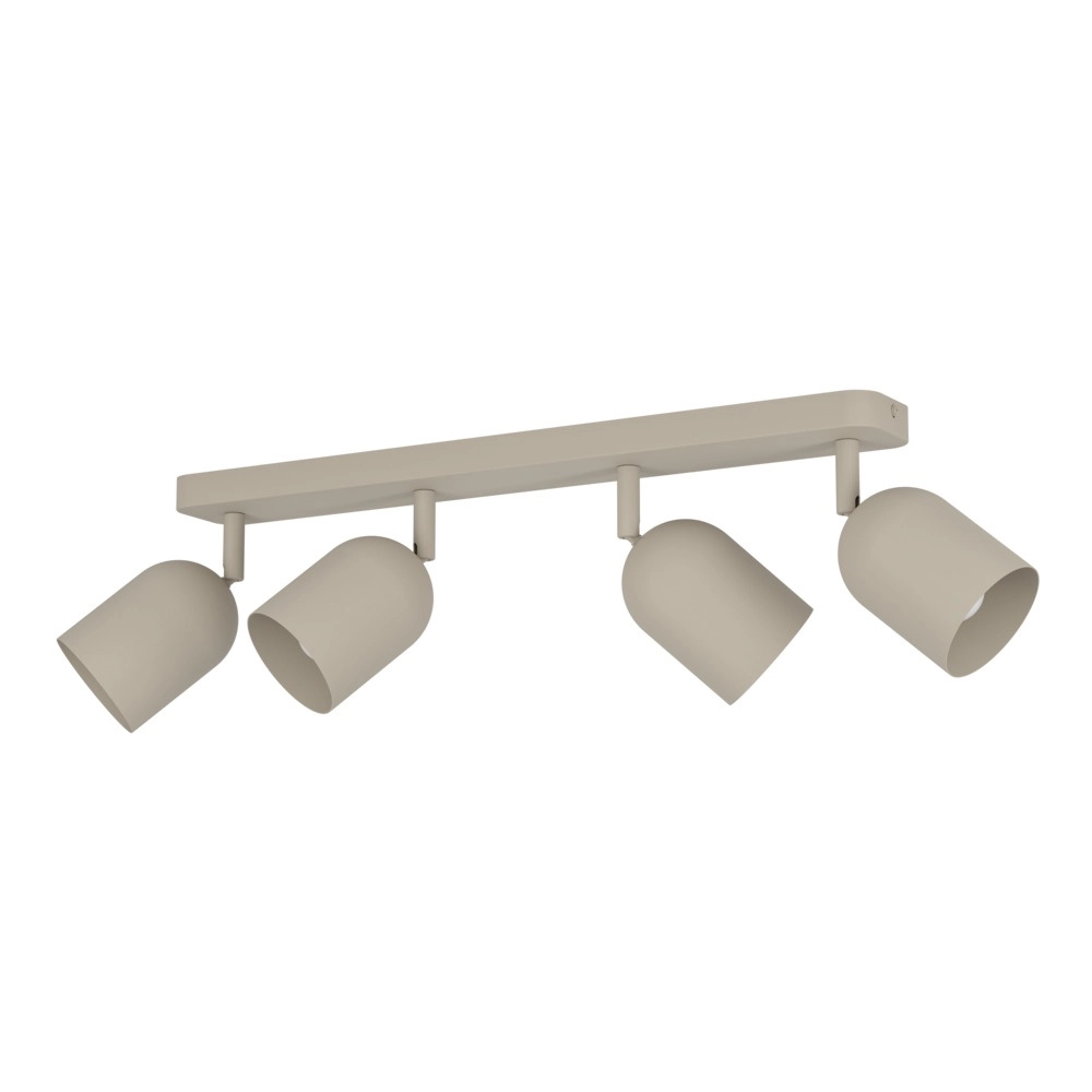 Design plafondspot Tilston 4-lichts zand bruin