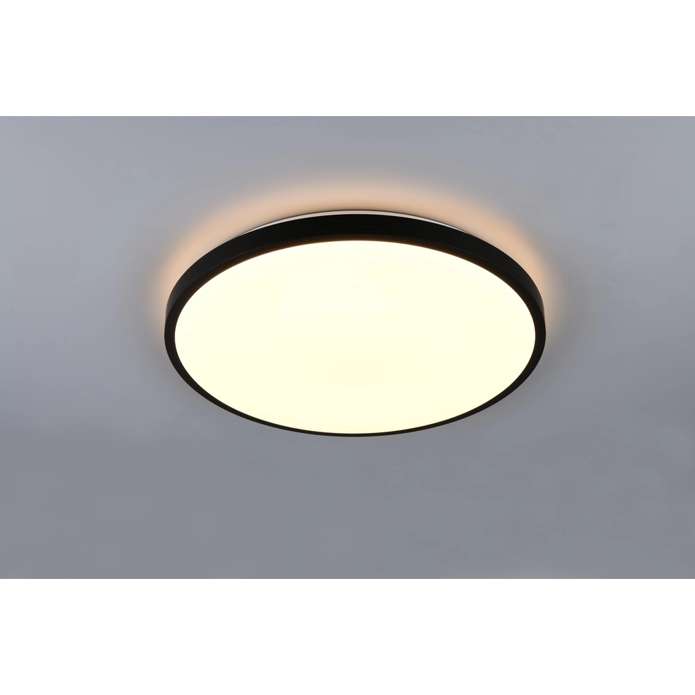 Plafonniere Slope zwart Ø 48,5cm Trio 4017807668681