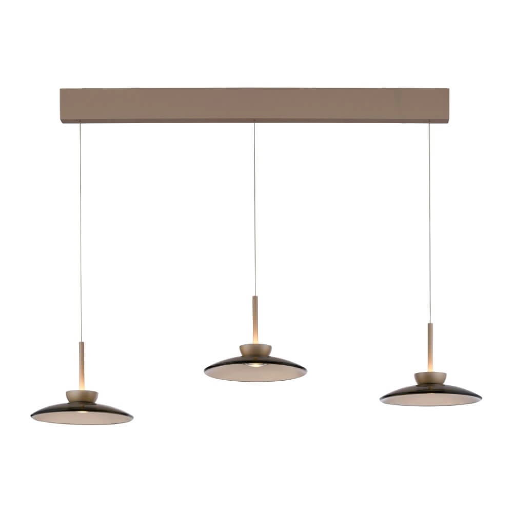 3-lichts hanglamp Pure Moon brons Paul Neuhaus 4012248383940