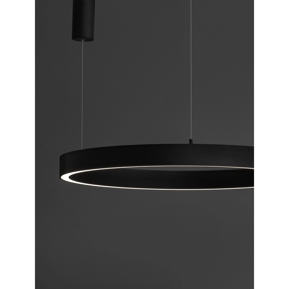 Design hanglamp Sting zwart Ø 80cm Lyora 5212017437419