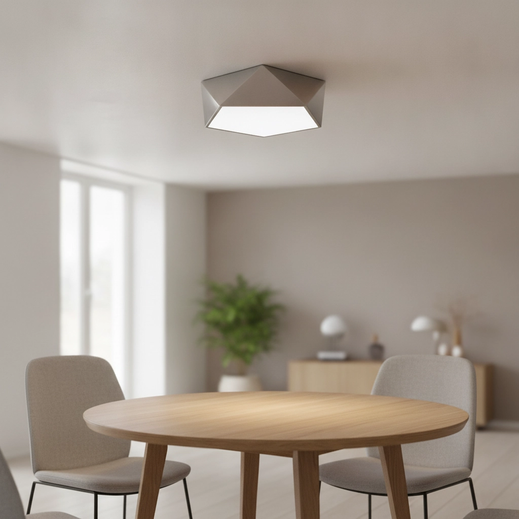 Design plafondlamp Darius nikkel