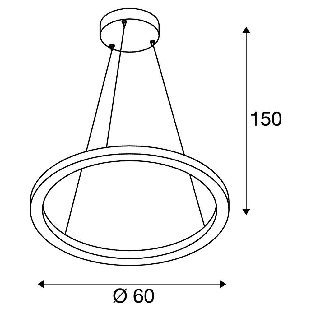 Led hanglamp One Ø 60cm SLV 4024163231046