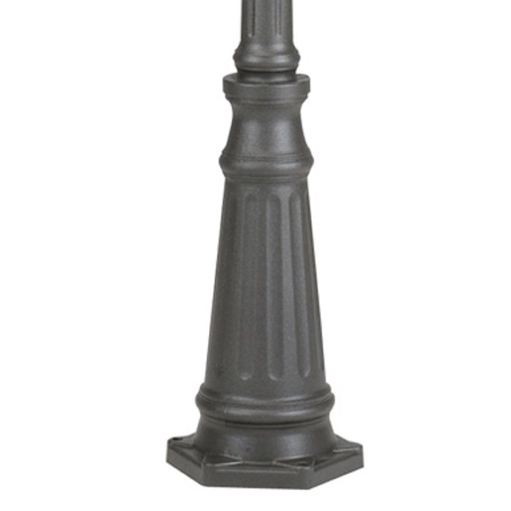 Klassieke tuinlamp Louvre 1-lichts - zwart KS verlichting 8714732722940