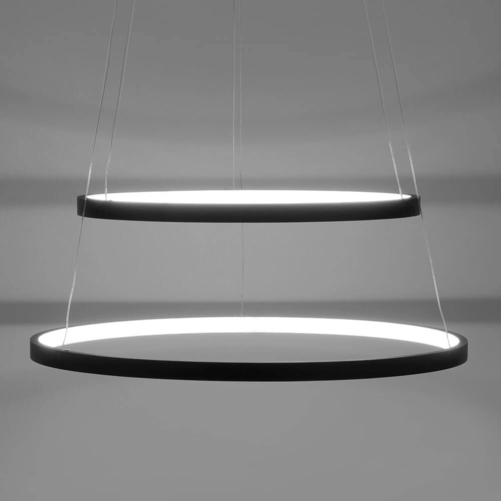 Ronde hanglamp Circle antraciet Just Light 4043689960353
