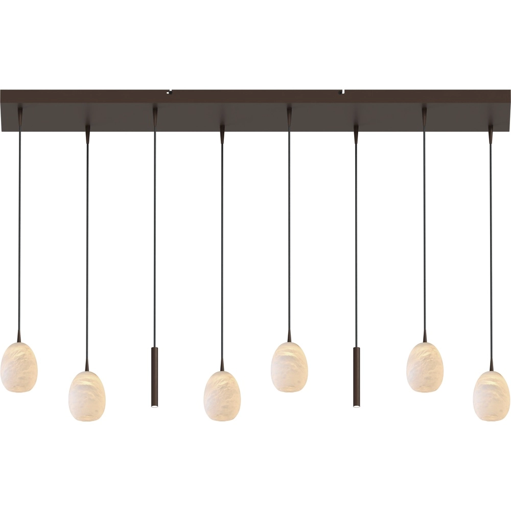 Design hanglamp Alta 8-lichts cacao