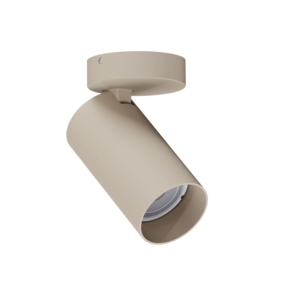 Opbouwspot Mono rond zand bruin