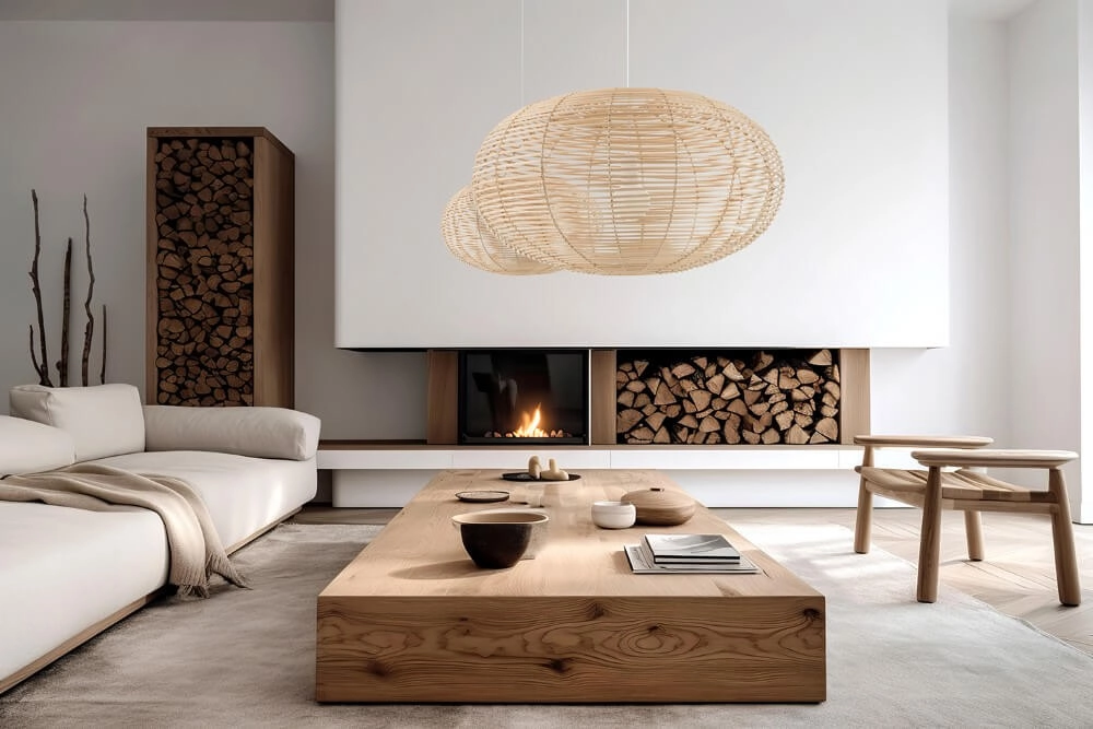 Natuurlijke hanglamp Rattan M Ø 60cm Lyora 5903139111546