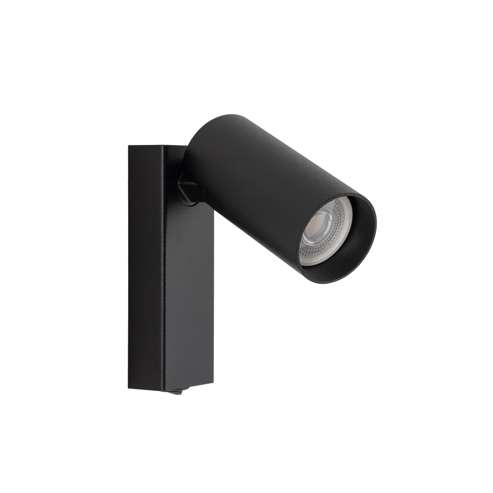 Richtbare spot Fourty met schakelaar - zwart Lyora 5903139117630