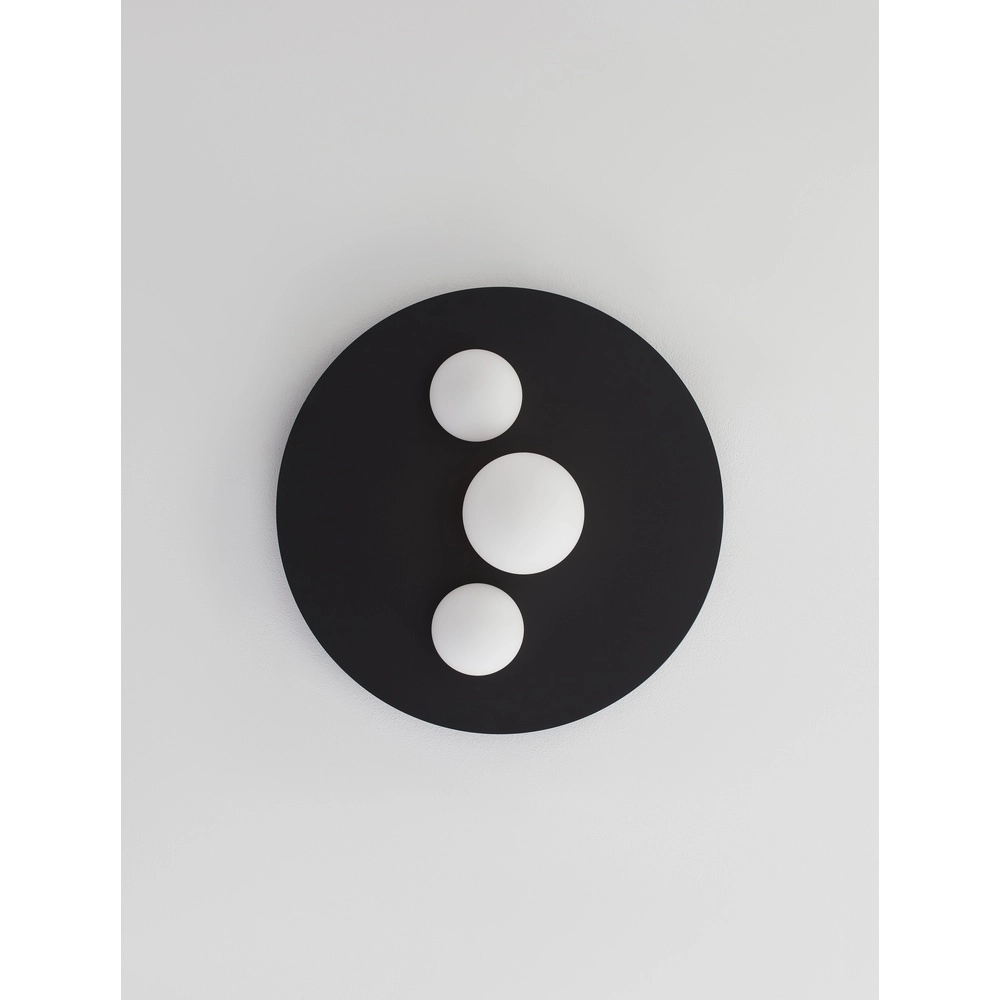 Design plafondlamp Velna zwart Ø 49,5cm Lyora 5212017440235