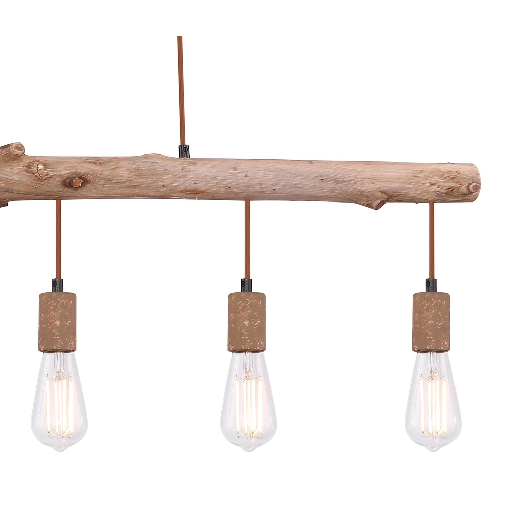 Eetkamer hanglamp Jakob roest bruin Globo 9007371389636